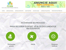 Tablet Screenshot of dpvat.org.br